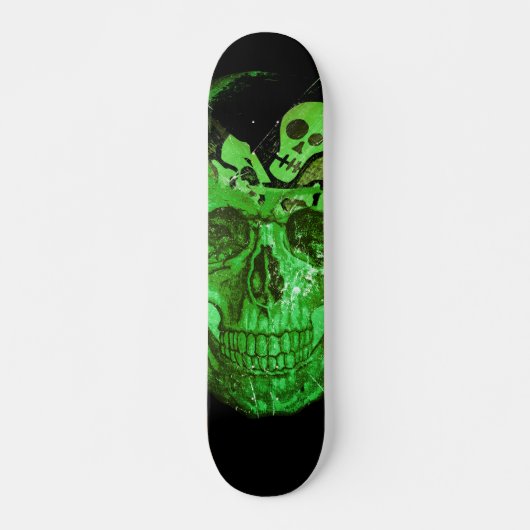 Skateboard Crâne d'Halloween #3 (Devant)
