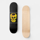 Skateboard crâne doré (Recto)