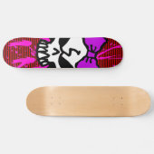 SKATEBOARD CRÂNE EFFRAYANT DE FILLE ! (Horz)