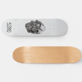Skateboard Crâne encapuchonné (Horz)