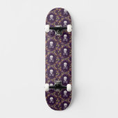 Skateboard Crâne et os (Recto)