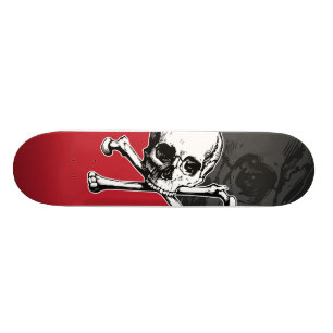 Skateboard Crâne et os
