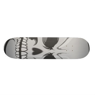 Skateboard Crâne fâché : Art de vecteur : Planche à roule