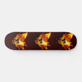 Skateboard Crâne flamboyant (Horz)