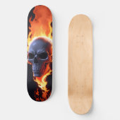 Skateboard Crâne foncé feu mort 7 (Recto)