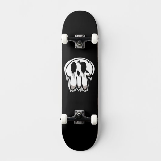 Skateboard Crâne fondu (Recto)