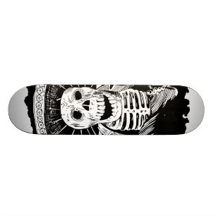 Skateboard Crâne fou mexicain mort de mariachi