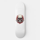 Skateboard Crâne gothique vintage (Recto)