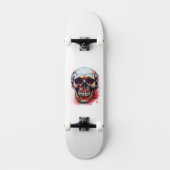 Skateboard Crâne Illustré (Recto)