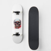 Skateboard Crâne Illustré (Recto)
