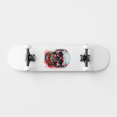 Skateboard Crâne Illustré (Horz)