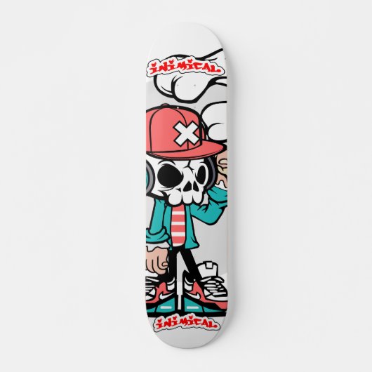Skateboard Crâne immatériel Boi (Devant)