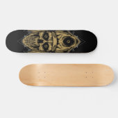 Skateboard Crâne impie - Conception personnalisée du skateboa (Horz)