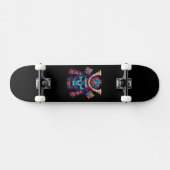 Skateboard Crâne japonais Samurai (Horz)