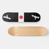 Skateboard Crâne japonaise (Horz)