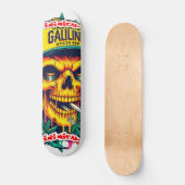 Skateboard Crâne jaune d'Oakland (Recto)