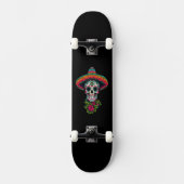 Skateboard Crâne mexicain (Recto)