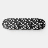 Skateboard Crâne monochrome Polka Dot (Horz)