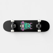 Skateboard Crâne Monster Kawaii (Horz)