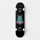 Skateboard Crâne Monster Kawaii (Recto)