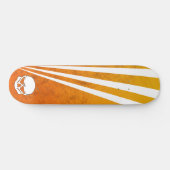 Skateboard Crâne Orange (Horz)