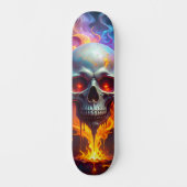 Skateboard Crâne qui fond (Recto)