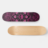 Skateboard Crâne rose (Horz)