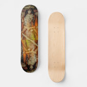 Skateboard crâne samouraï japonais de samouraïs d'armure de (Recto)