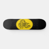 Skateboard Crâne - têtes de diable avec serpent (Horz)