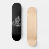 Skateboard Crâne - têtes de diable avec serpent (Recto)