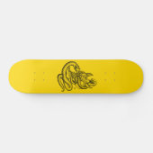 Skateboard Crâne - têtes de diable avec serpent (Horz)