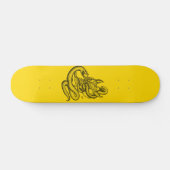 Skateboard Crâne - têtes de diable avec serpent (Horz)