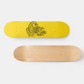 Skateboard Crâne - têtes de diable avec serpent (Horz)
