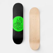 Skateboard Crâne - Teufelschädel mit Schlange (Recto)