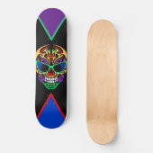 Skateboard Crâne tribal (Recto)