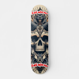 Skateboard Crâne viking inimitable