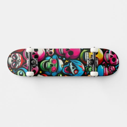 Skateboard Crânes (Horz)
