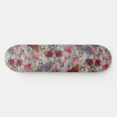Skateboard Crânes avec Rose (Horz)