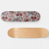 Skateboard Crânes avec Rose (Horz)