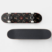 Skateboard Crânes de pirate (Horz)