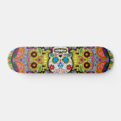 Skateboard Crânes de Sucre Motif (Horz)