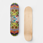 Skateboard Crânes de Sucre Motif (Recto)