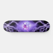 Skateboard Crânes Épées Croisées (Horz)