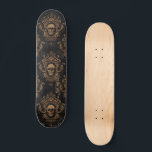 Skateboard Crânes gothiques vintages Personnalisés<br><div class="desc">Vintage skateboard gothique personnalisable à vos spécificités.</div>