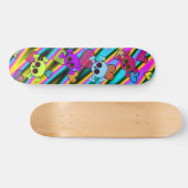 Skateboard Crânes mignons aux coeurs (Horz)