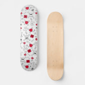 Skateboard Crânes, os & cœurs brisés (Recto)