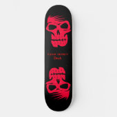 Skateboard Crânes personnalisables (Recto)