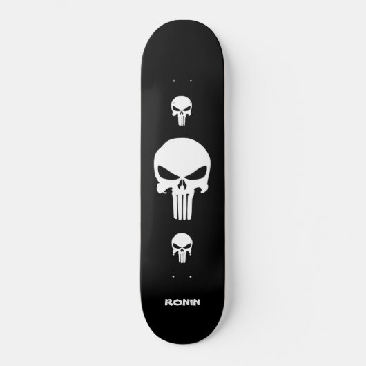 Skateboard Crânes RONIN (Recto)