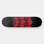 Skateboard Crânes rouges (Horz)