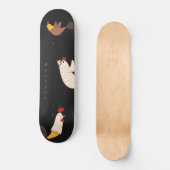 Skateboard crash chiens modernes farmhouse monogram (Recto)